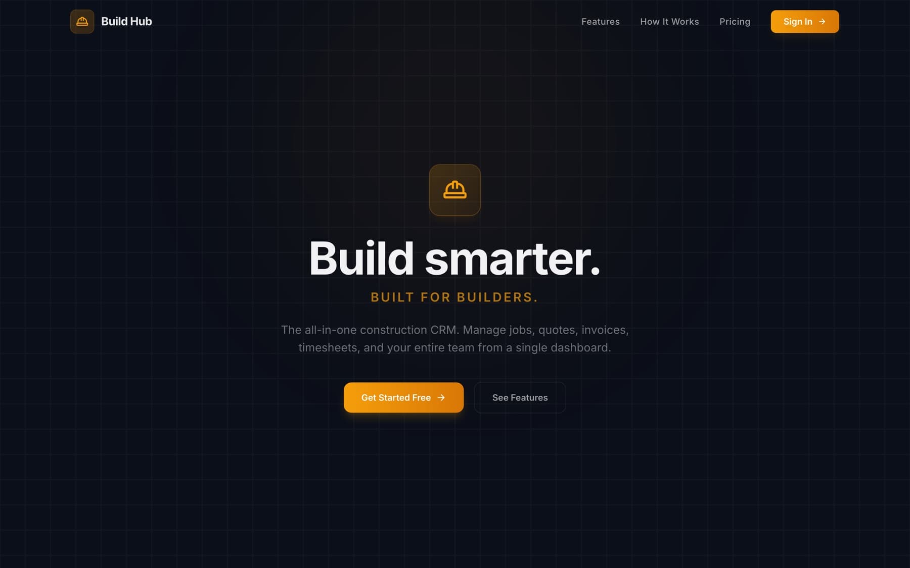 Build Hub — live site preview