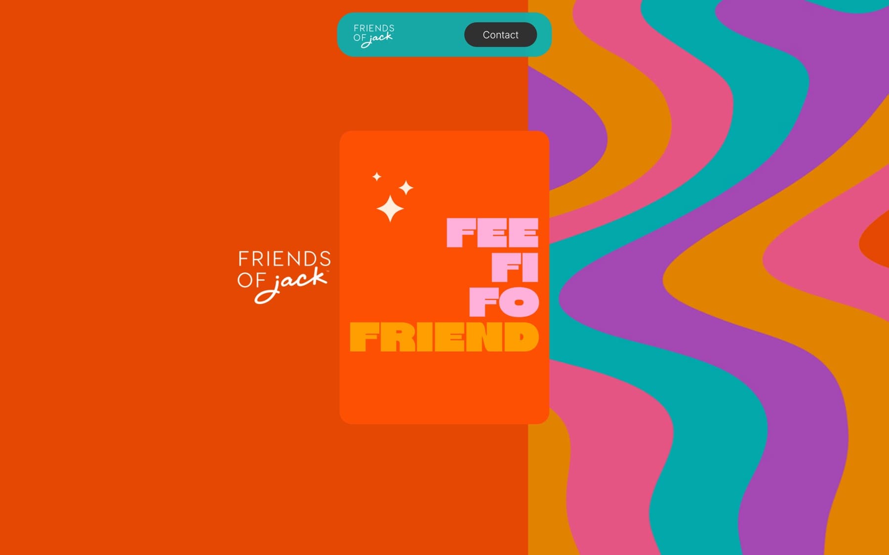 Friends of Jack — live site preview