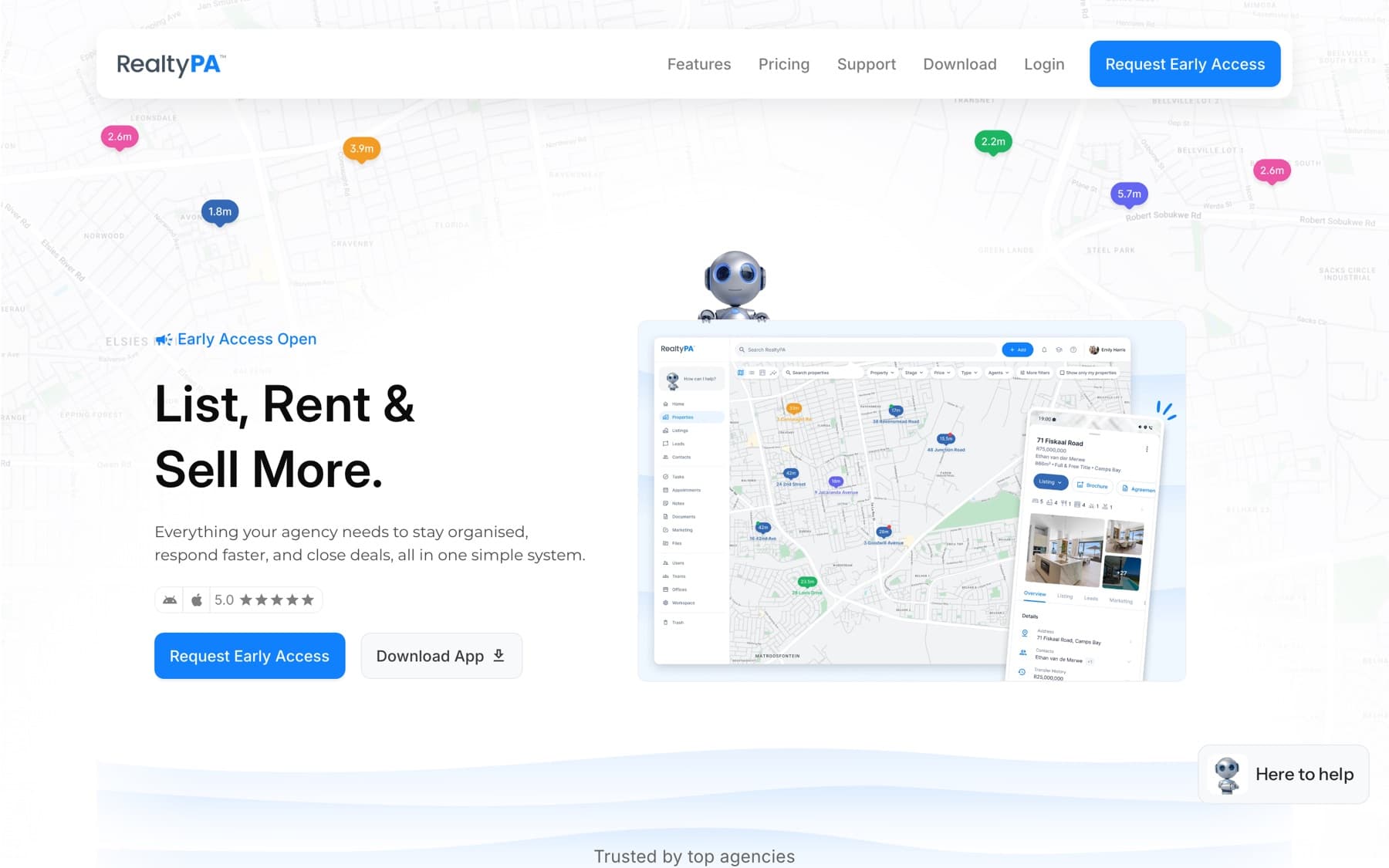 RealtyPA — live site preview